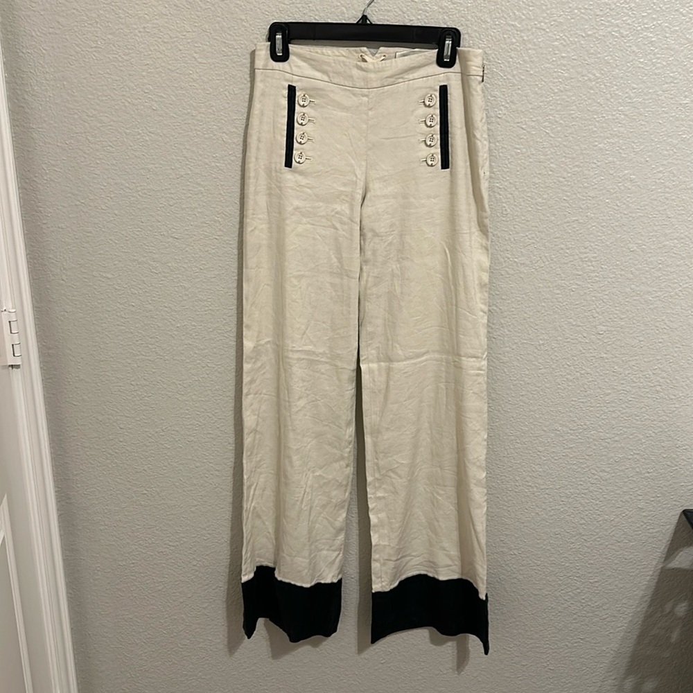Anthropologie Leifsdottie starboard pants. Wide leg sailer look